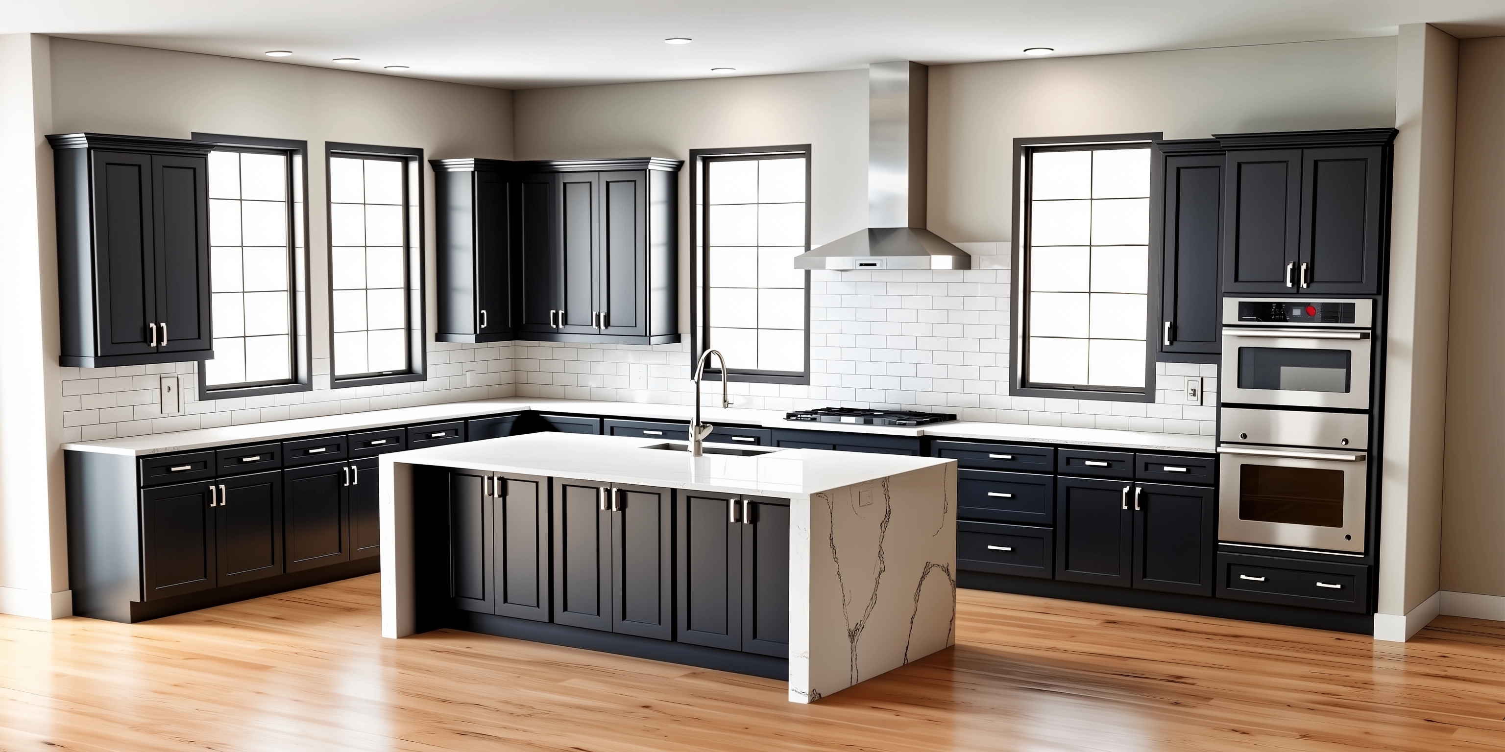 After - AI rendered kitchen